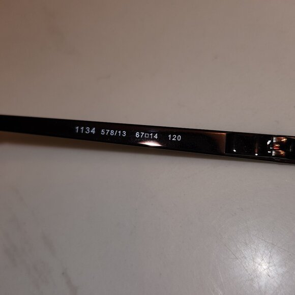 Men's Ferragamo Brown Metallic Sunglasses - Picture 6 of 7